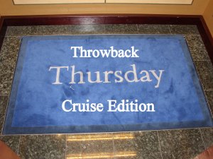 Rugs in the elevators on the cruise ship helped us keep track of what day it was!